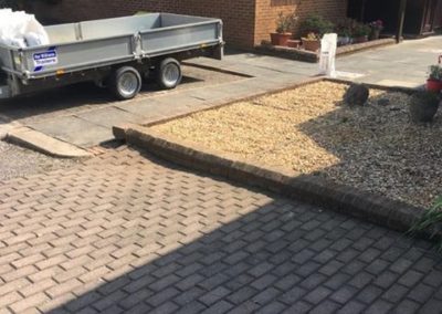 After - Removal of flower bed in heysham, installation of golden gravel