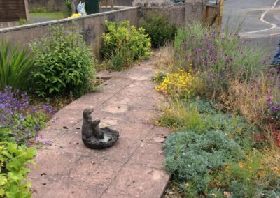 Before - Clearing of flowerbeds in Morecambe